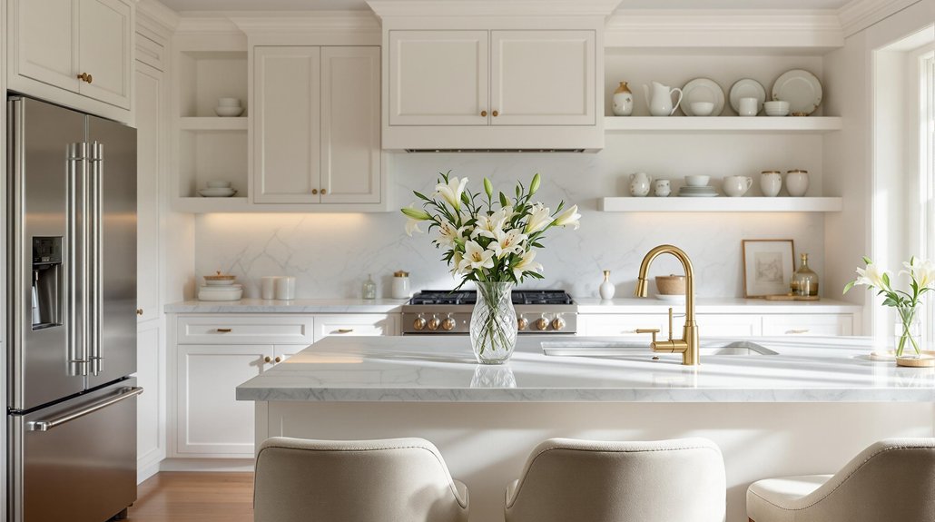 calm and elegant kitchens