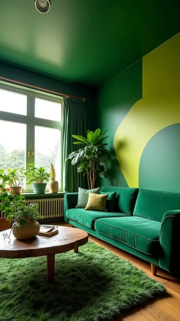 ceiling paint enhances ambiance