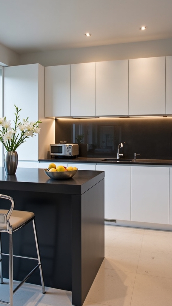 charcoal tones enhance sophistication
