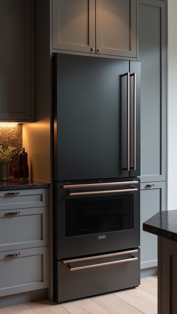 charcoal versatile kitchen aesthetic