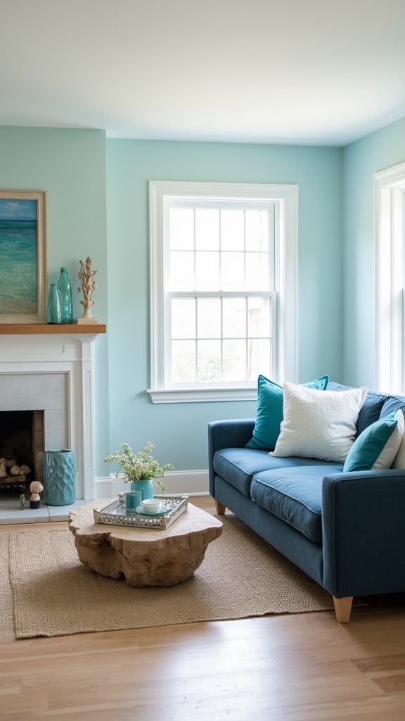 choosing blue paint finishes