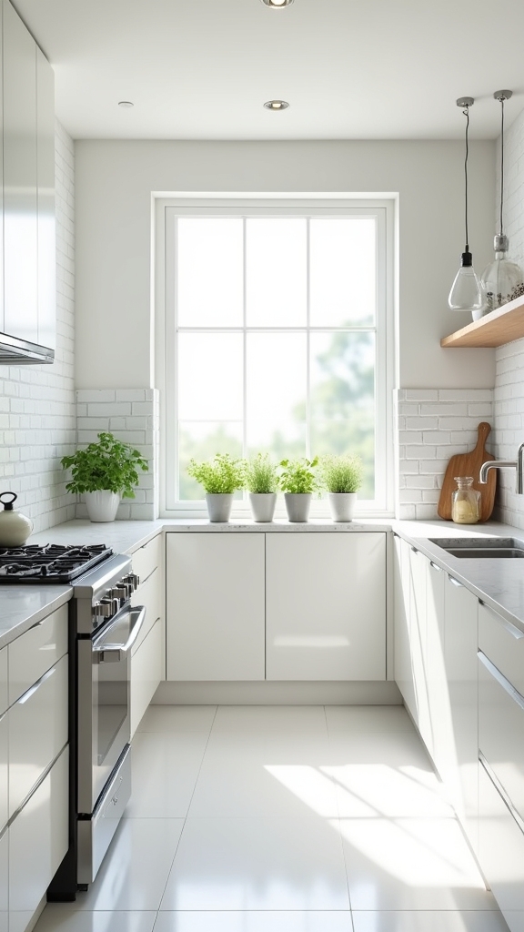 clutter free minimalist kitchen design