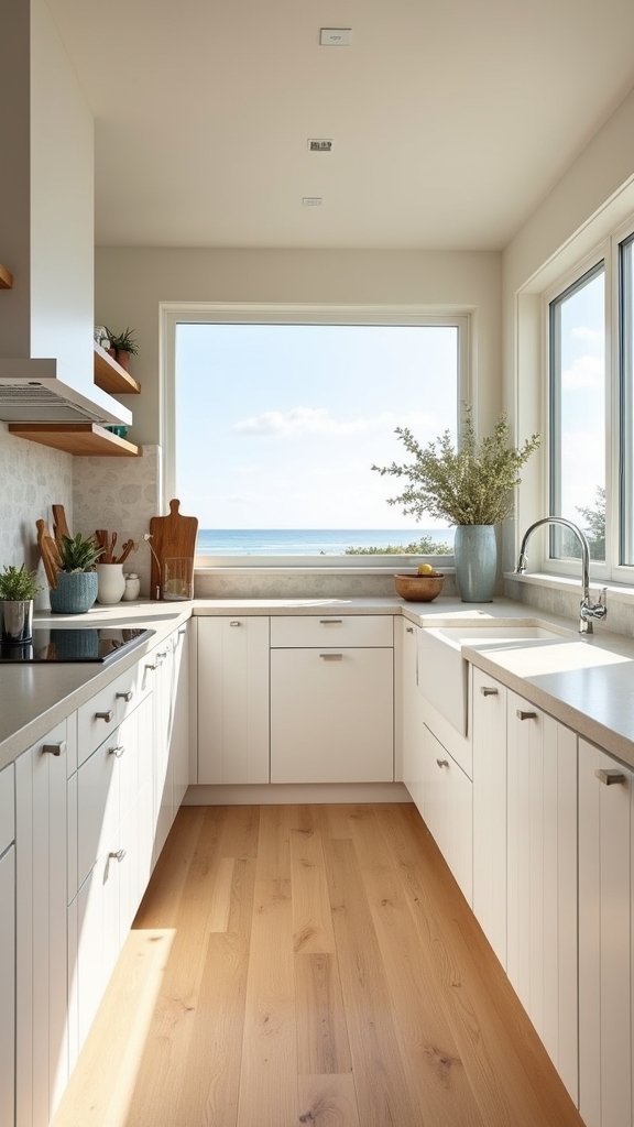 coastal kitchen tranquility achieved