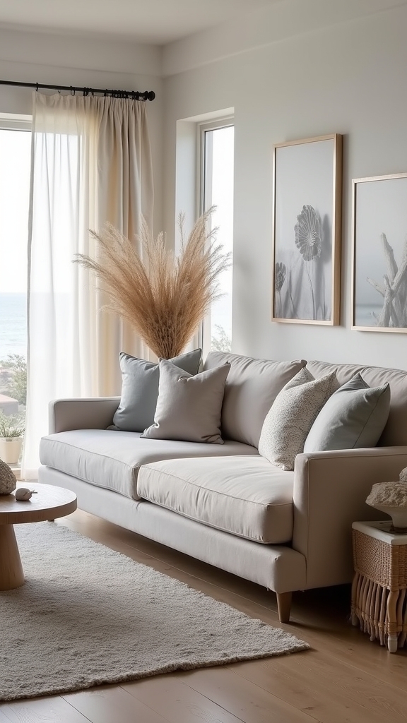 coastal serenity with textures