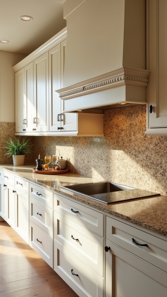 cohesive cream and granite