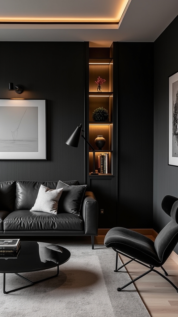 compact black furniture solutions