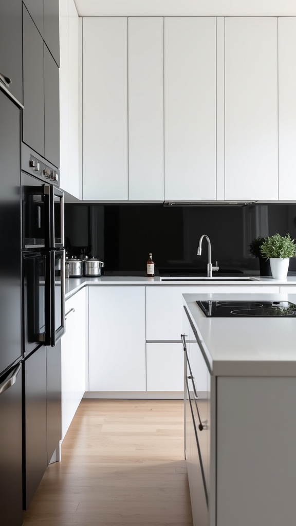 compact chic kitchen design