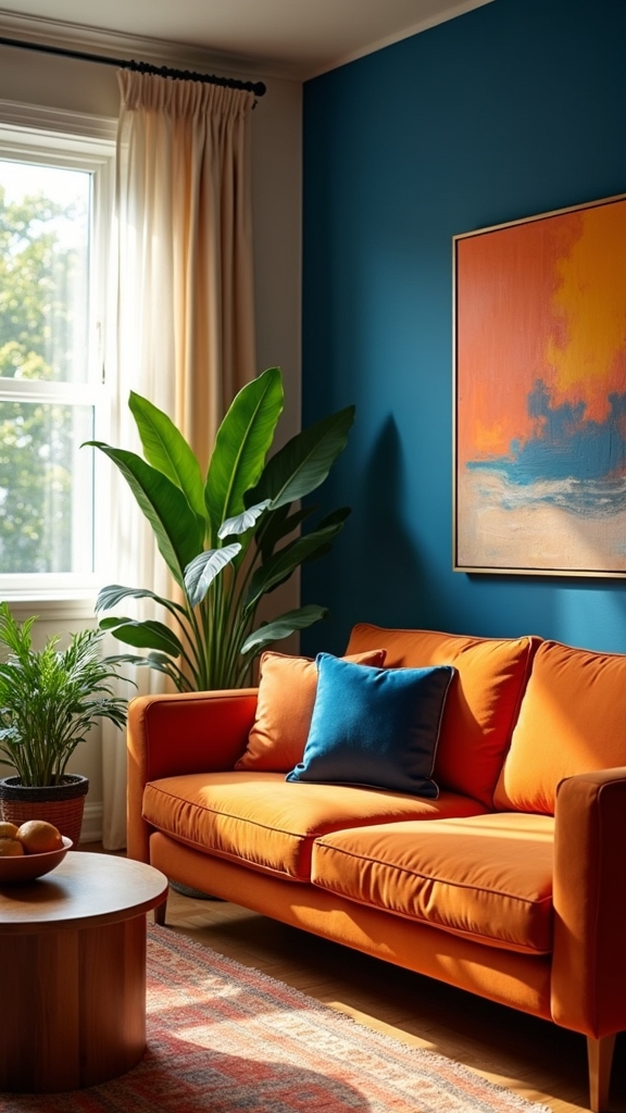 complementary color harmony achieved