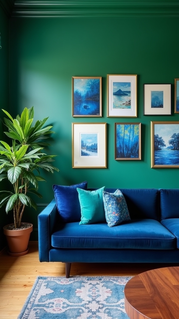 complementary hues enhance gallery