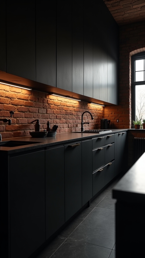 contrasting textures and materials