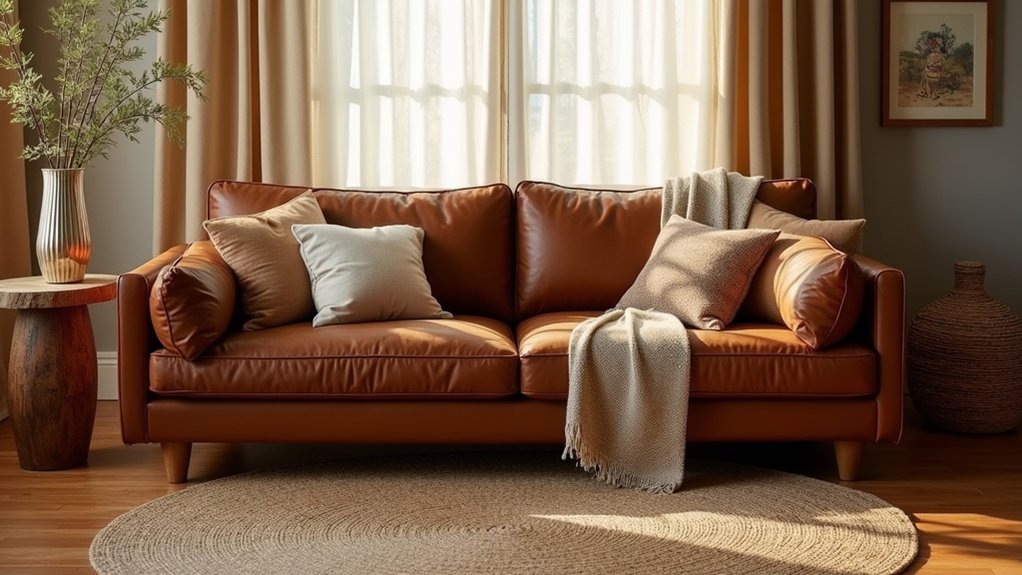 cozy brown couch inspirations