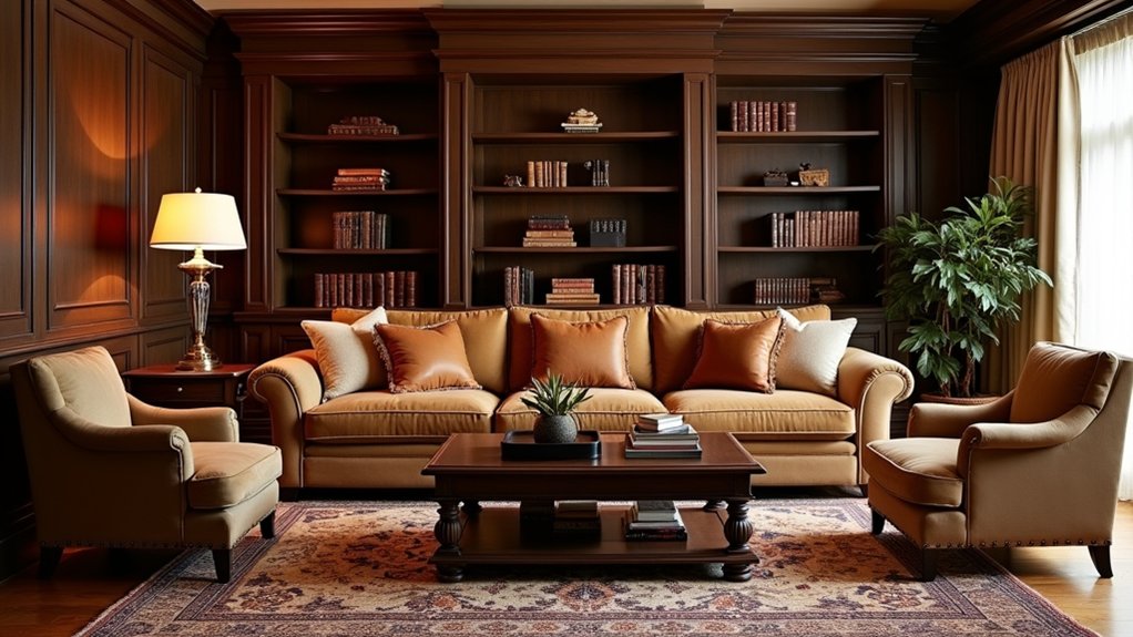 cozy brown living room designs