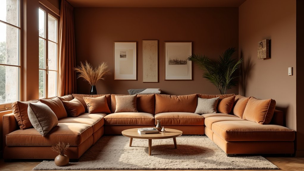 cozy brown living room ideas