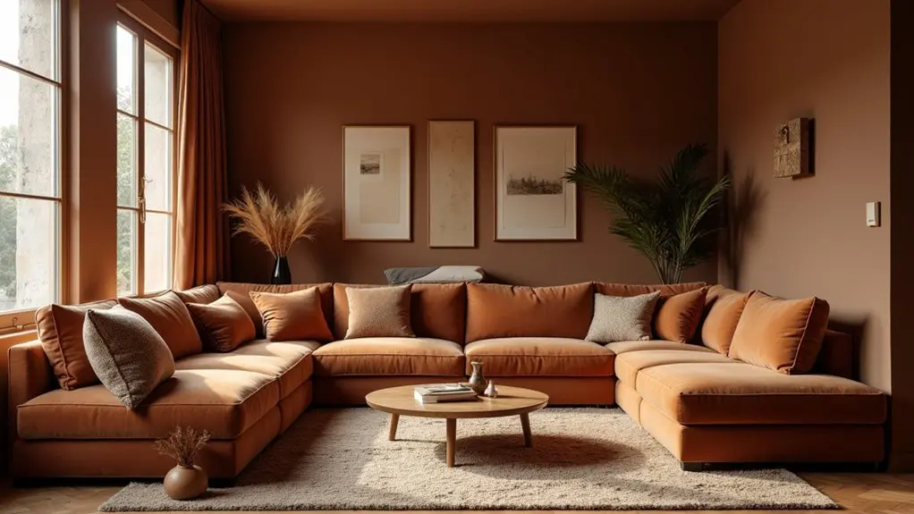cozy brown living room ideas