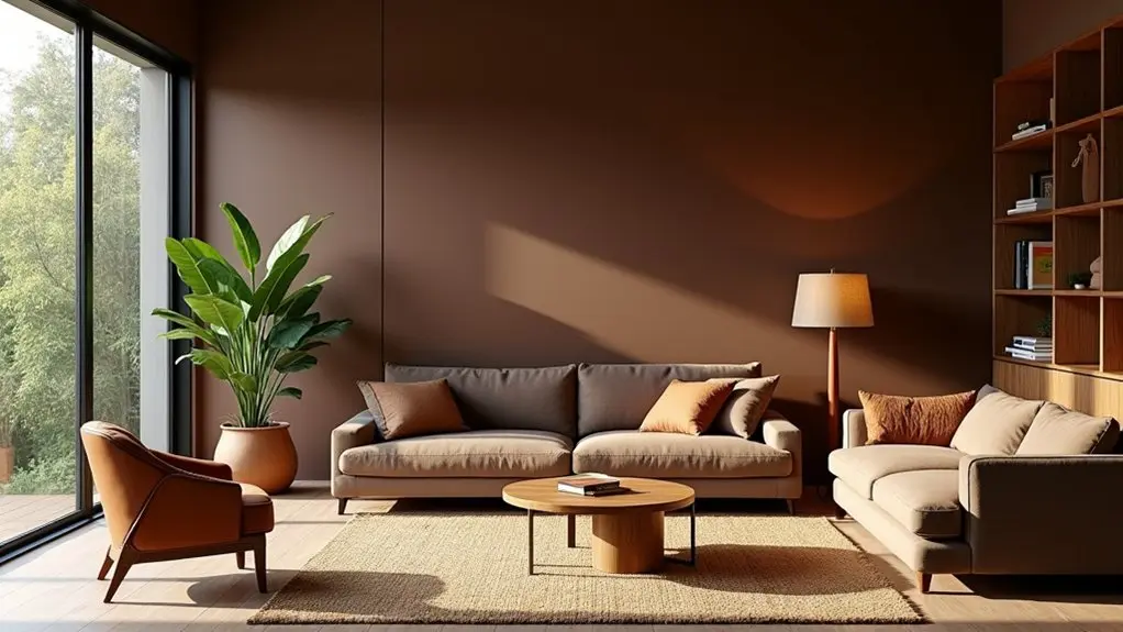 cozy brown living room ideas