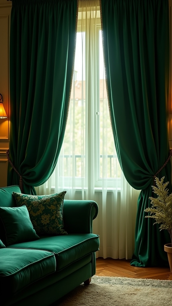 cozy evenings with curtains