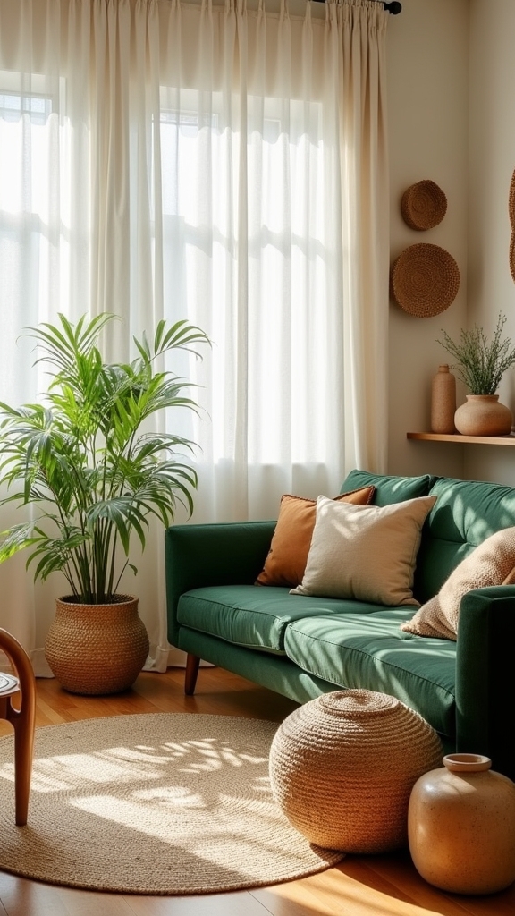 cozy layered natural textures
