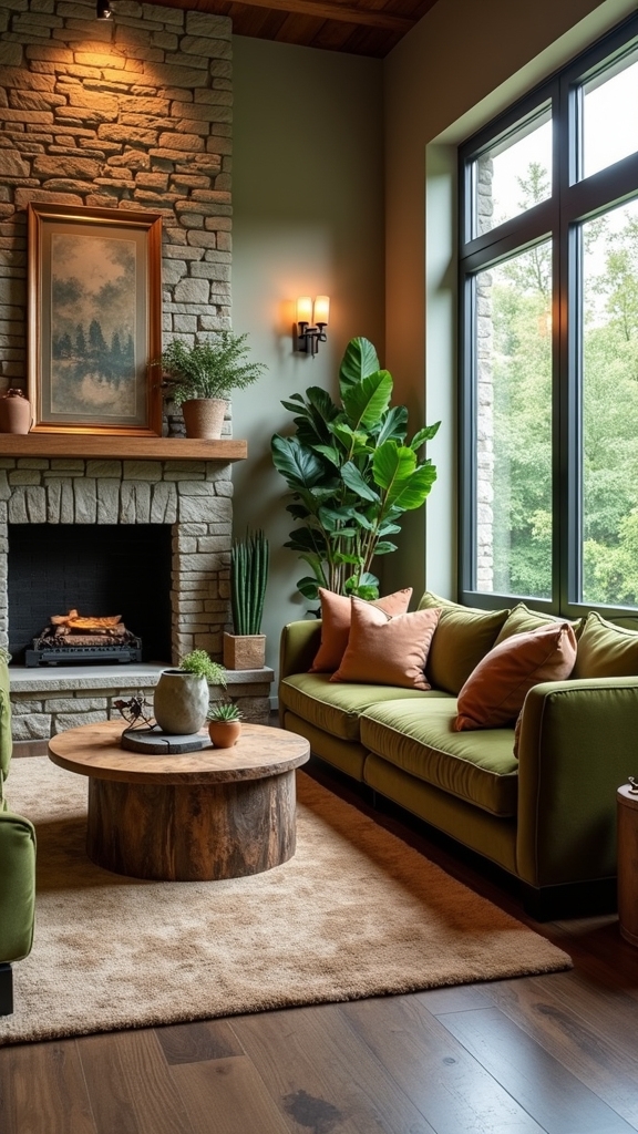 cozy modern rustic fusion