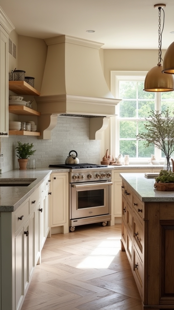 creamy hues earthy materials