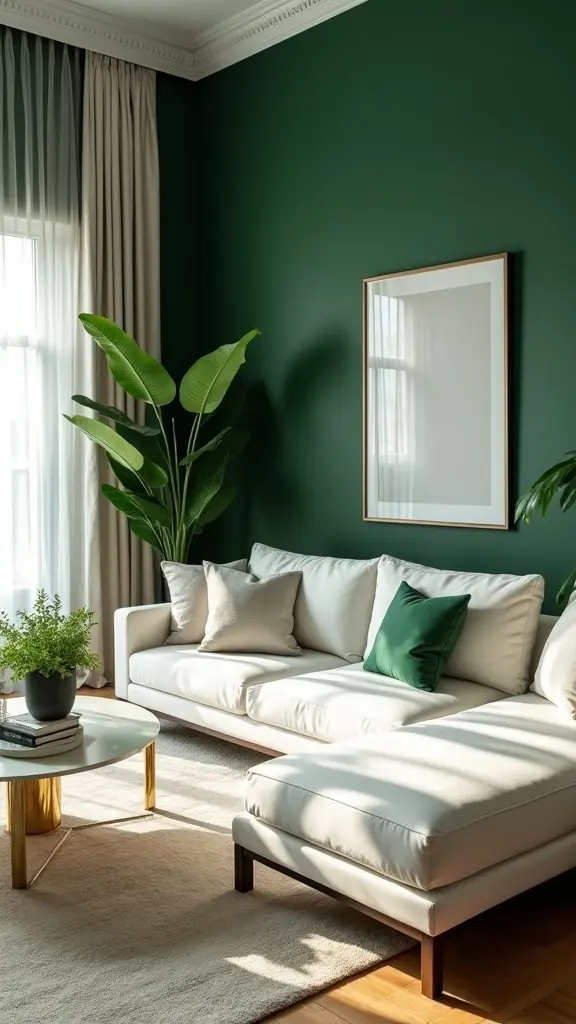 crisp green and white