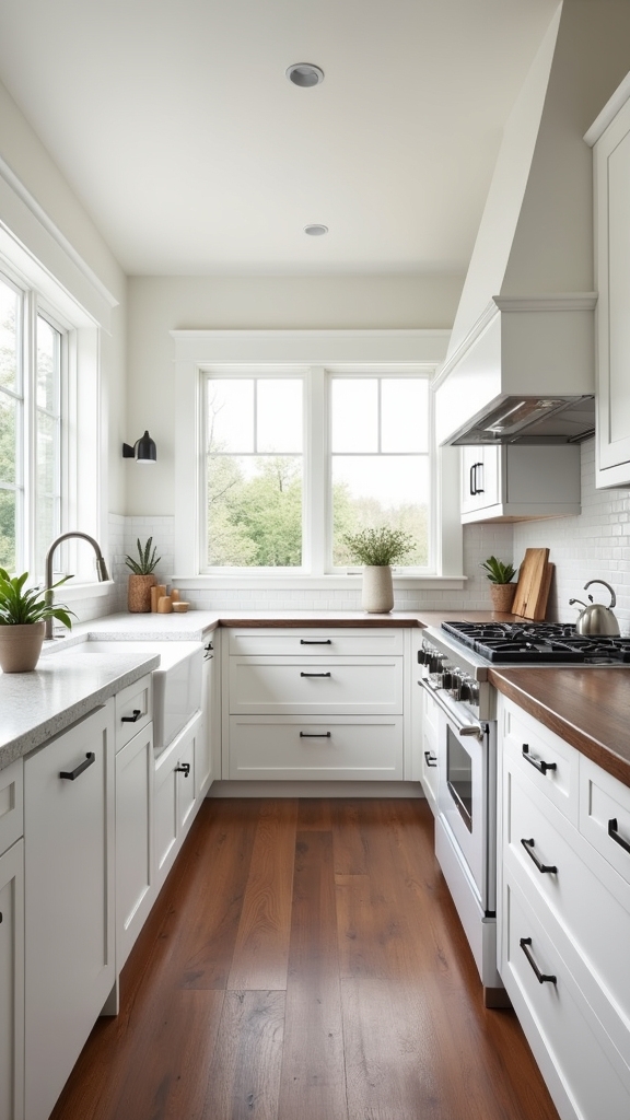 crisp white and dark contrast