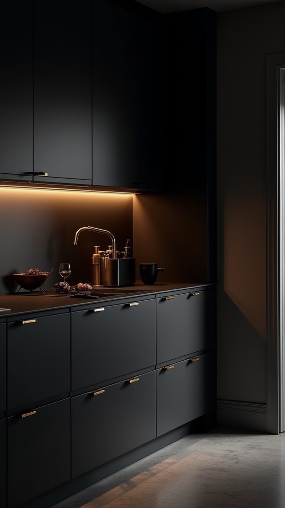 curated artistic kitchen details