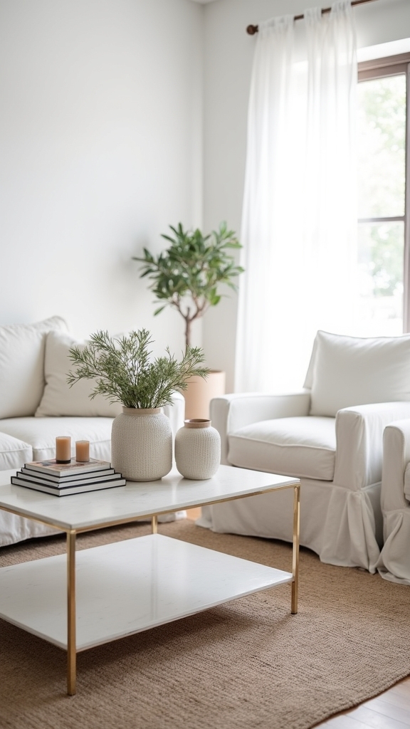 curated coffee table aesthetics