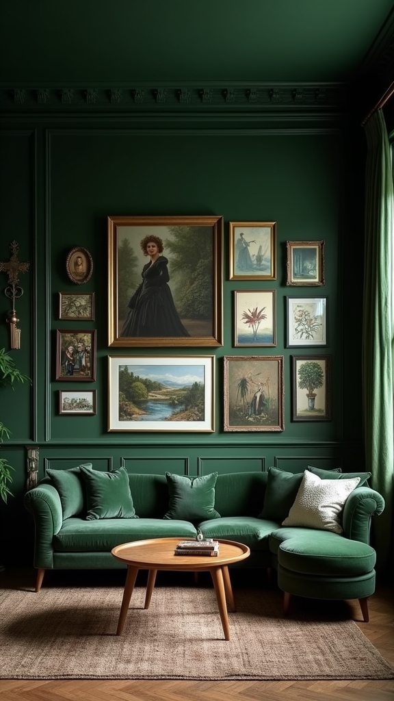 curated gallery wall transformation