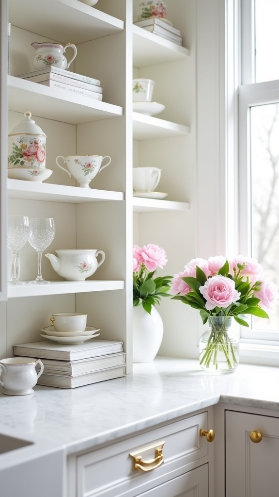 curated open shelving elegance