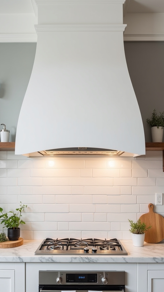 curved lines enhance kitchens