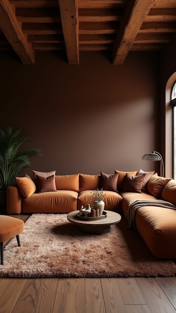 dark brown visual depth