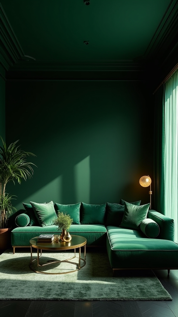 dark green sanctuary design