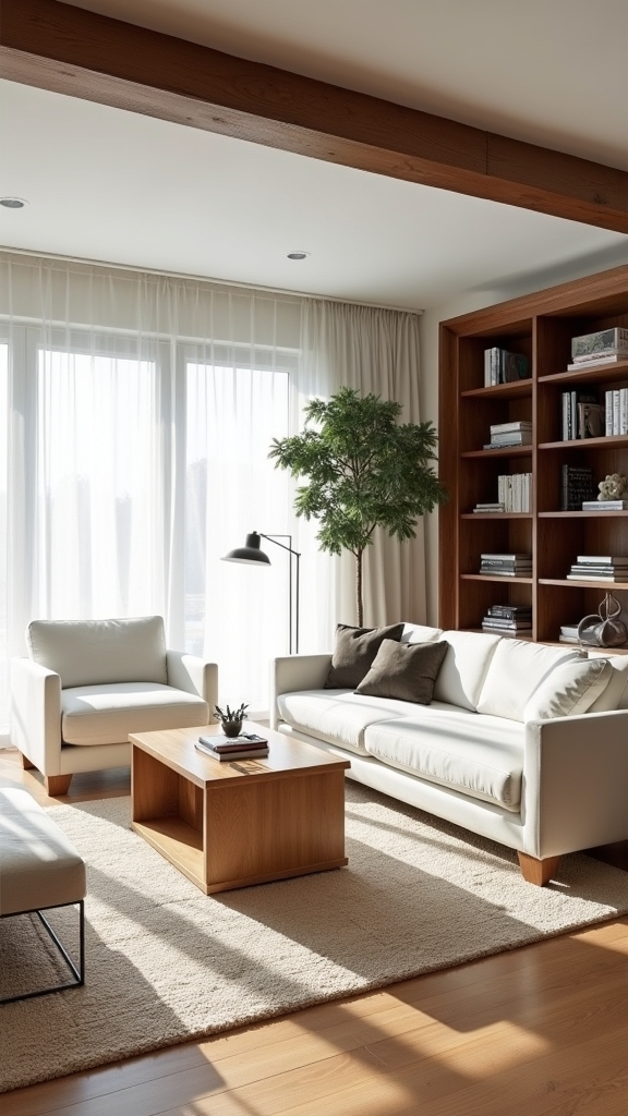 darker wood enhances interiors