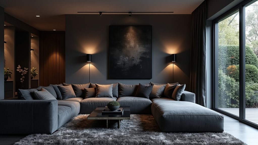 dramatic and cozy decor