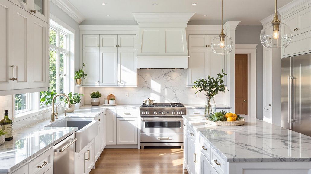 dream white kitchen designs