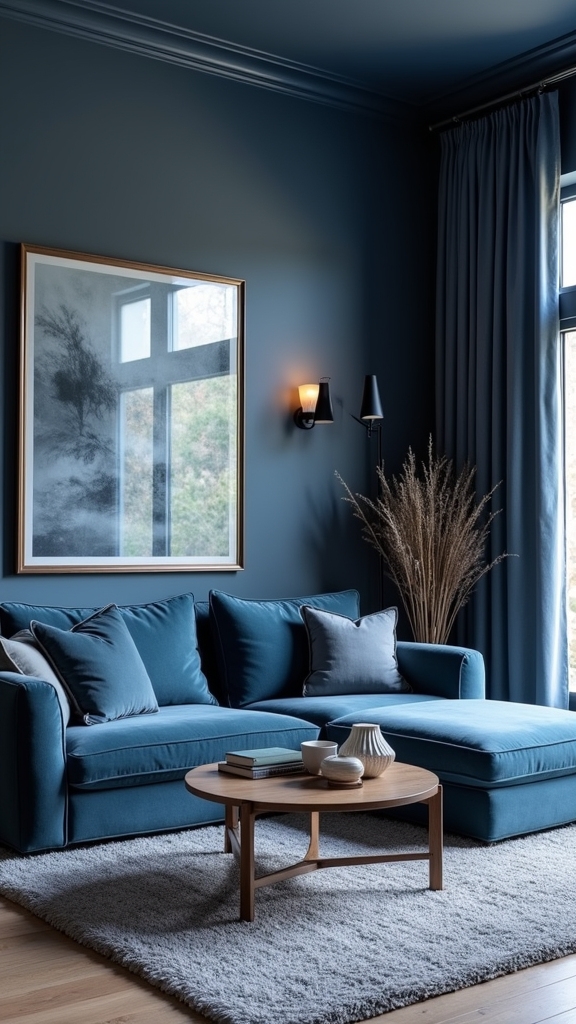 dusky shades enhance blue