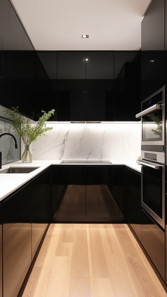 dynamic black and light contrast