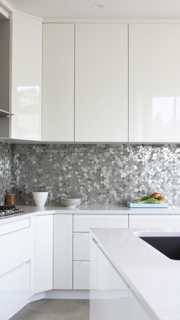 dynamic geometric backsplash designs