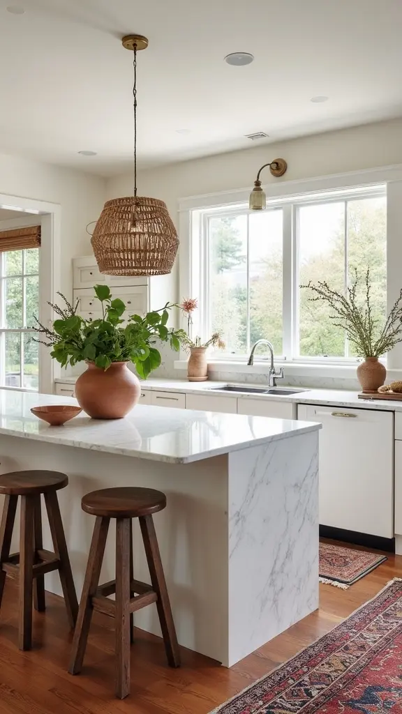 earthy accents enhance warmth