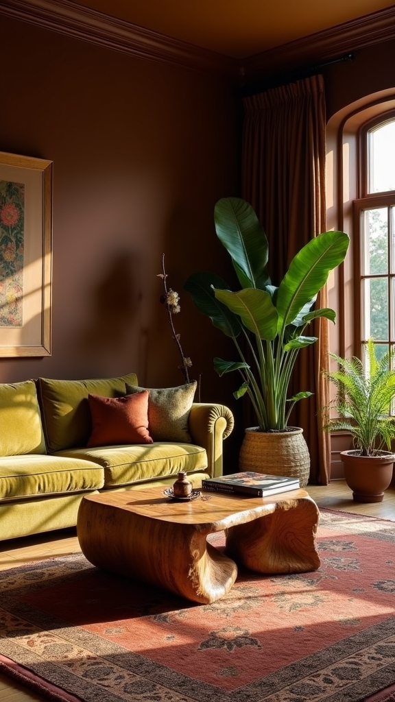 earthy color palette harmony