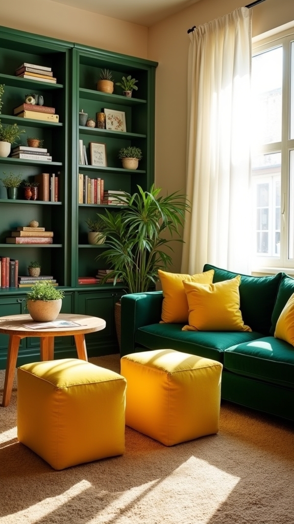 earthy tones vibrant contrast
