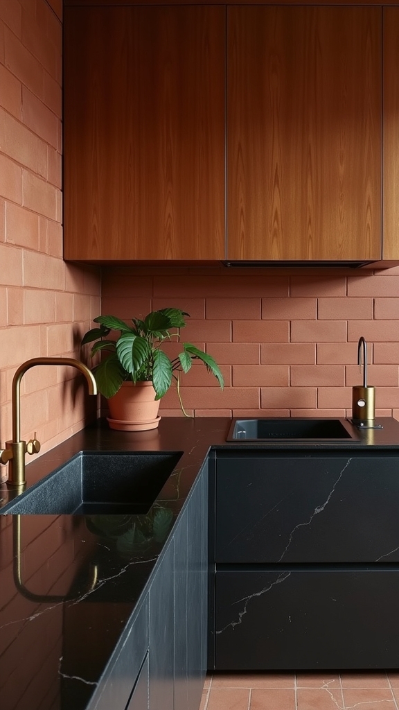 earthy warmth with contrast