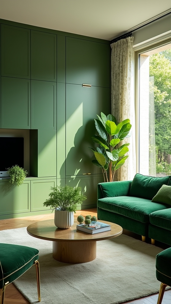eco friendly green cabinetry design