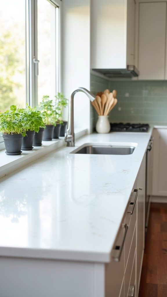 eco friendly white worktops options