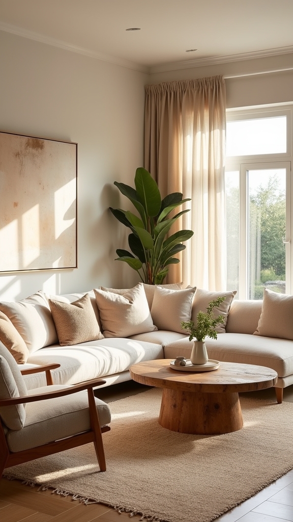elegant beige furniture choices