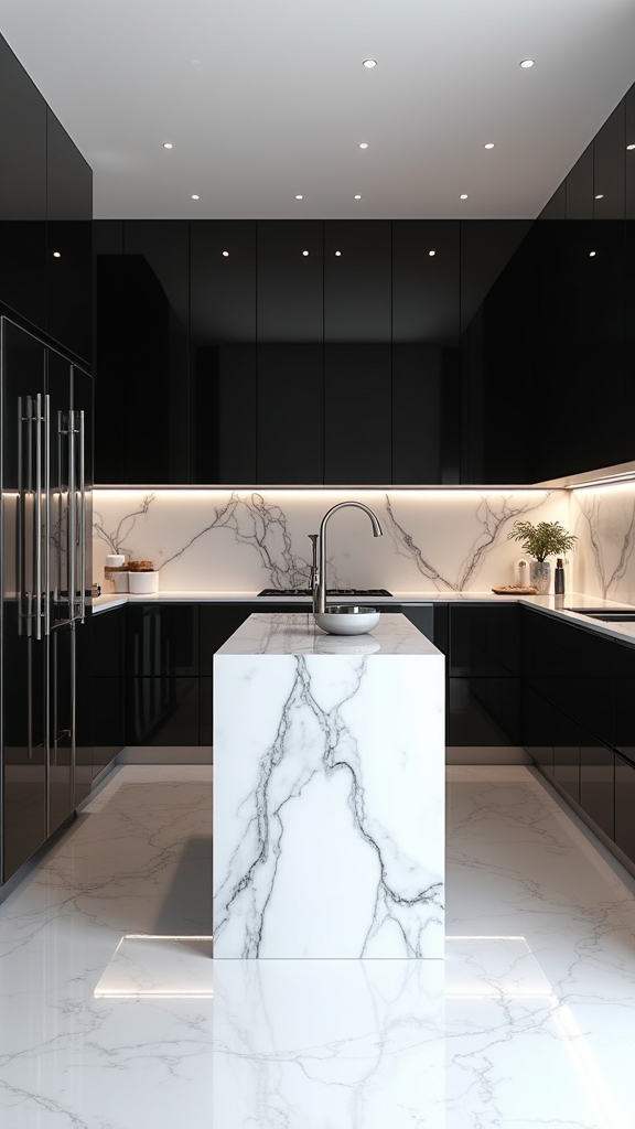 elegant black and white