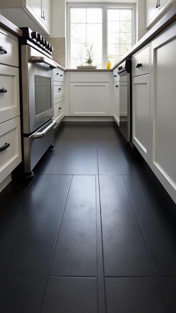 elegant durable kitchen flooring