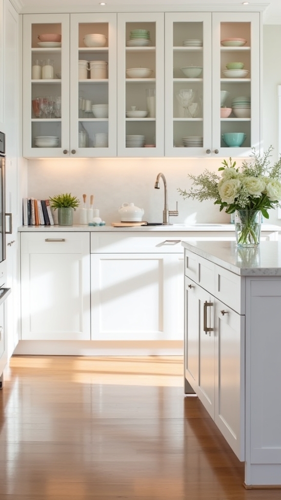 elegant glass cabinet doors