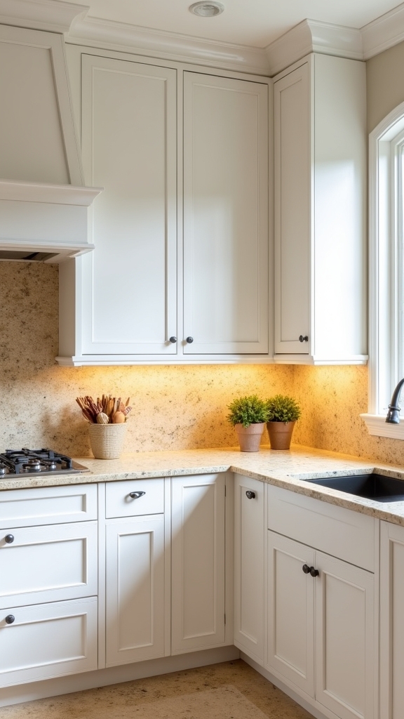 elegant l shaped kitchen design