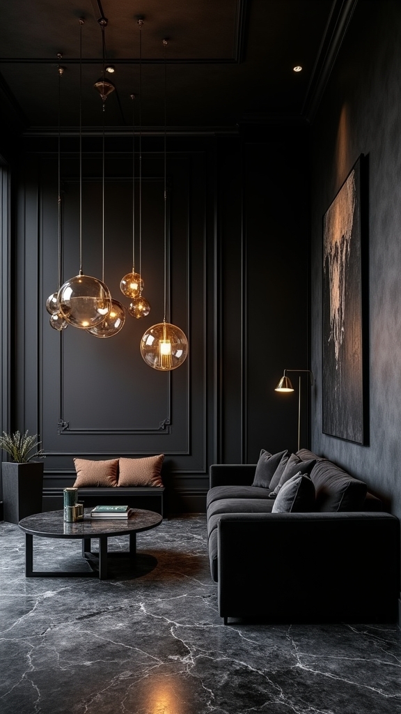 elegant layered lighting design